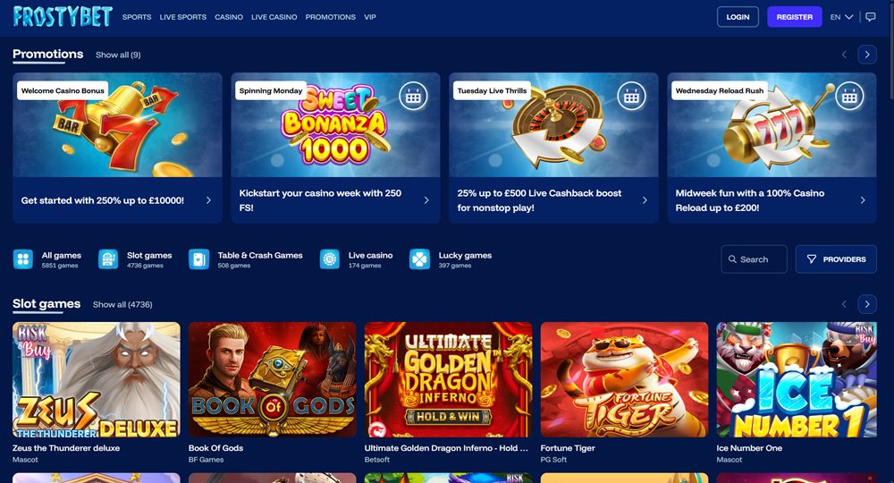frostybet casino